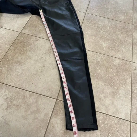 Dynamite Black Faux Leather Pants - Picture 9 of 9